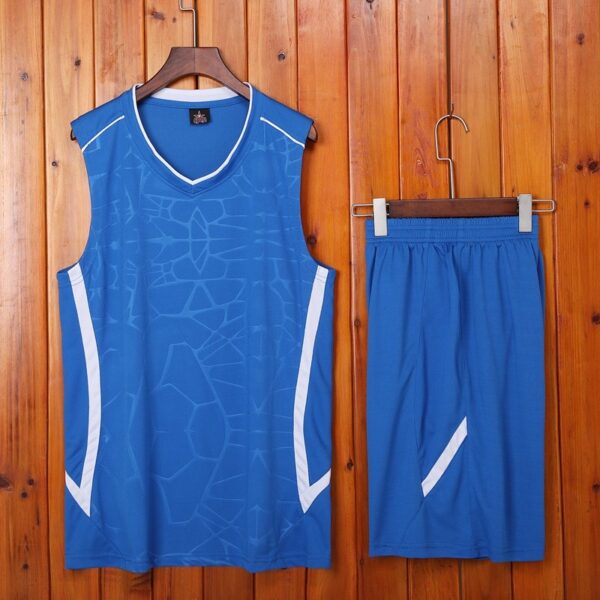 Adult Blue Sleeveless Sportswear Suit