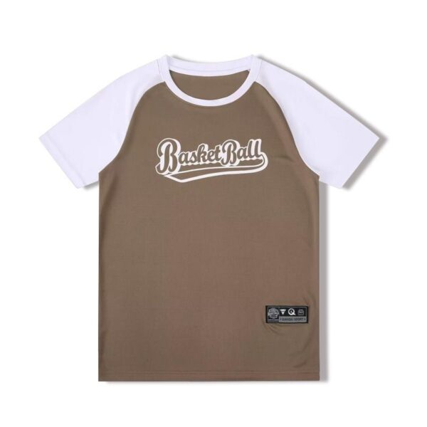 Adult Brown Quick Drying Short Sleeved Shirt