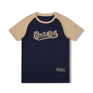 Adult Navy-Blue Quick Drying Short Sleeved Shirt