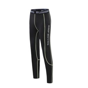 Kids Black Training Long Pants