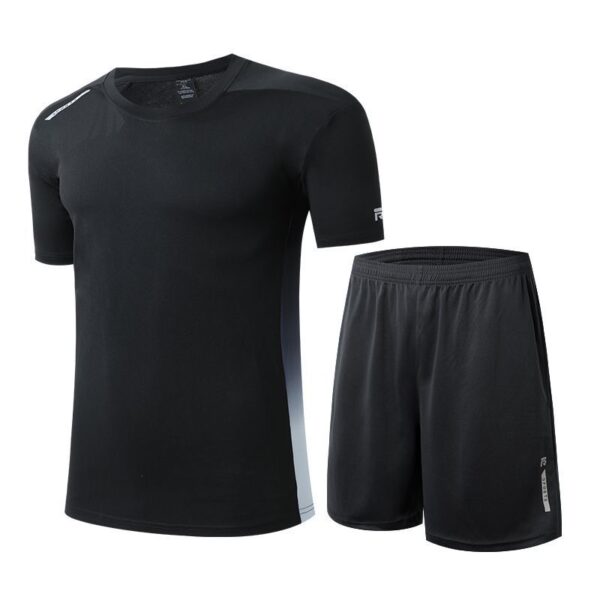 Men's Black Sports Running Suit